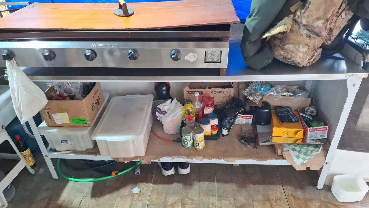 Mesa tampão inox