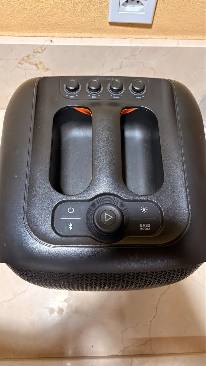 Jbl - Caixa De Som Partybox Encore 2 Microfones - Preta - Foto 3