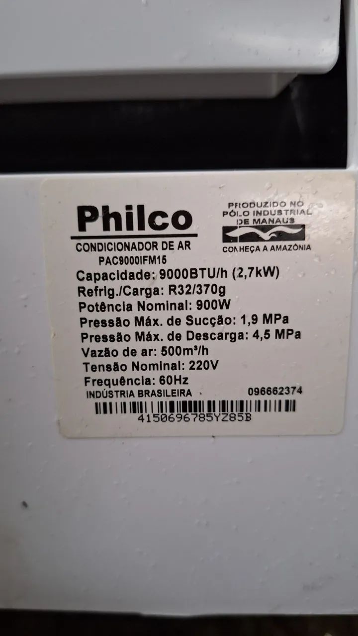 Ar condicionado Philco 9k - Foto 3