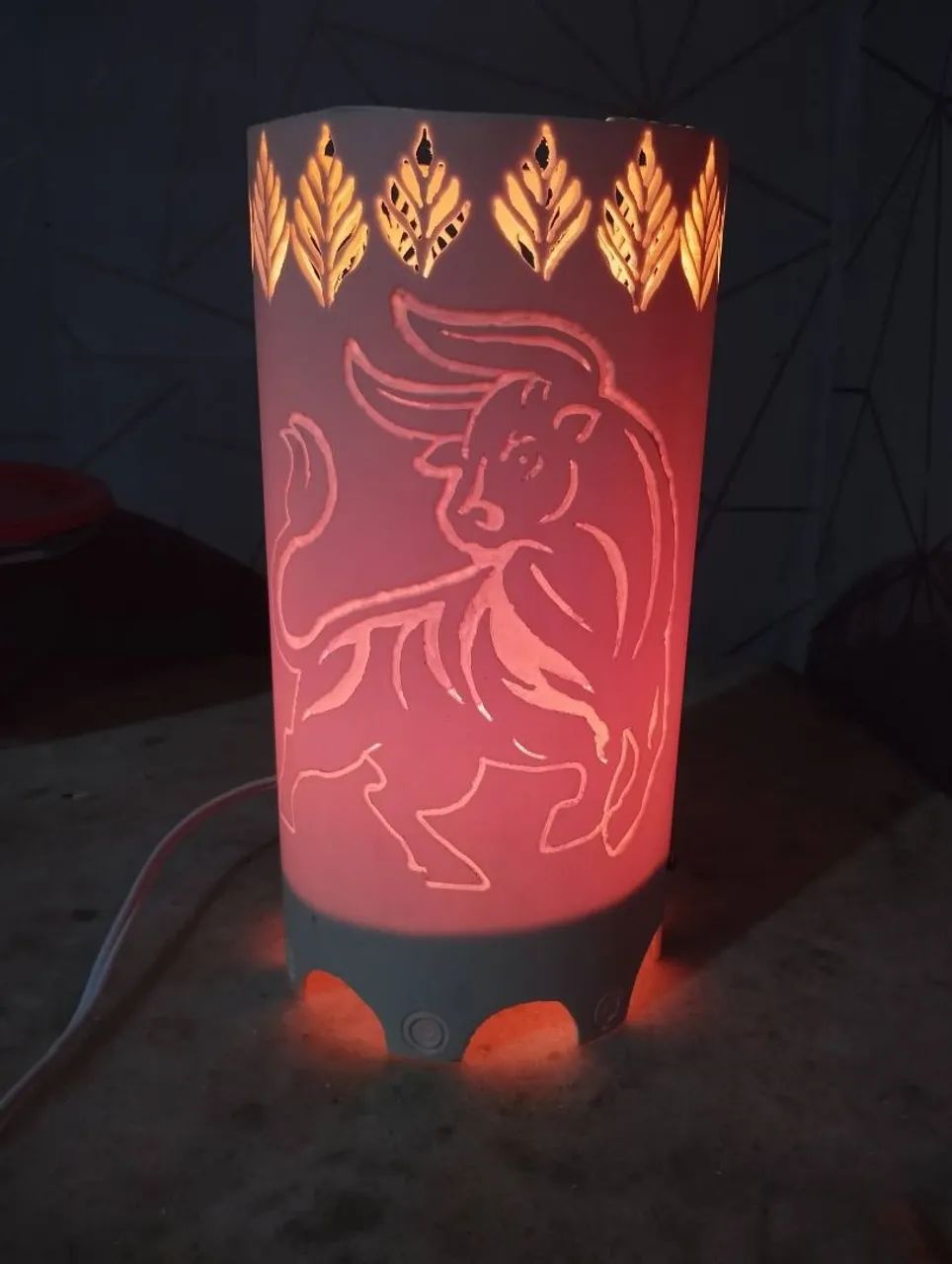 luminária de PVC TEMA AGRONEGÓCIO 