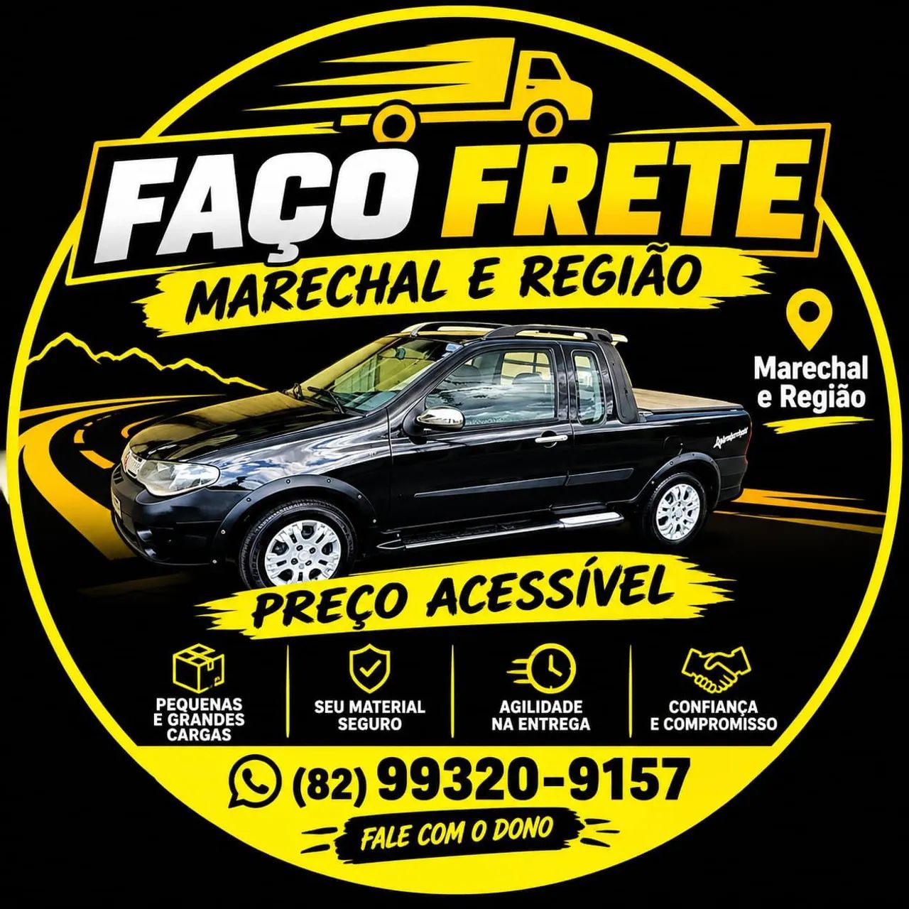 Faço frete e mudança 