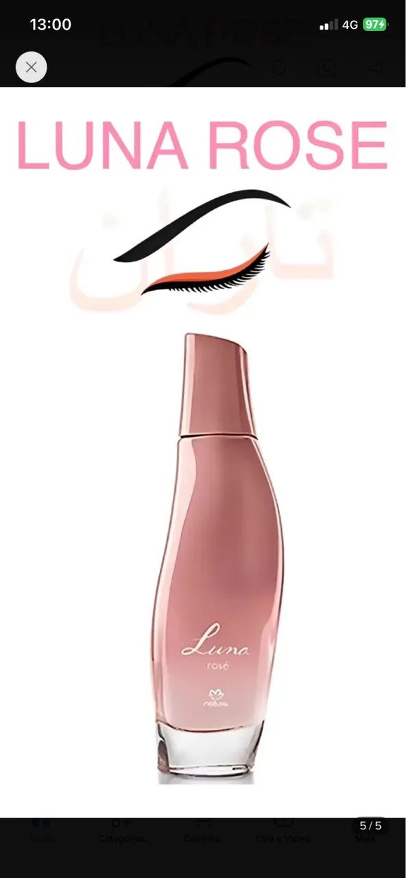 Perfume da natura, luna rose  - Foto 3