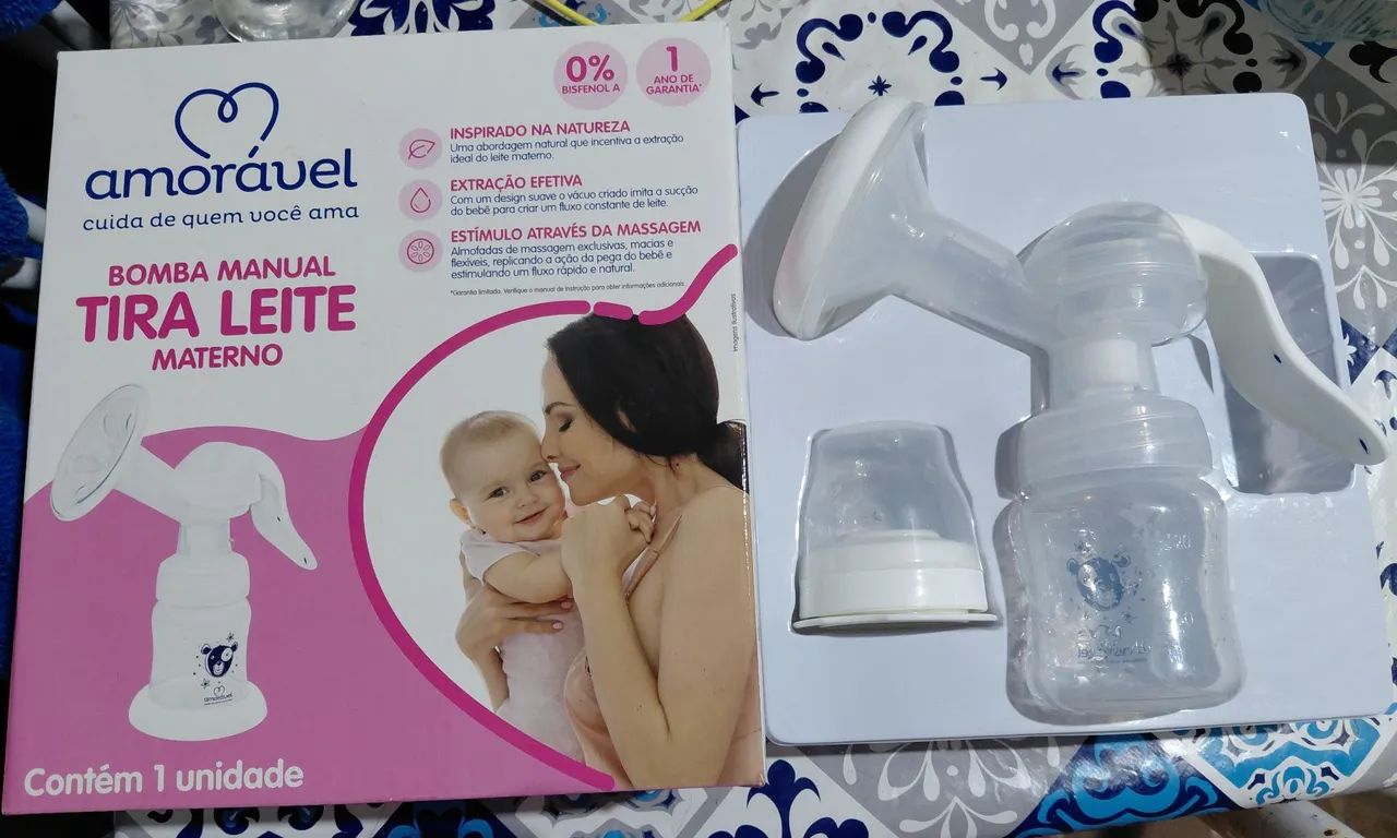 Bomba extratora de leite.