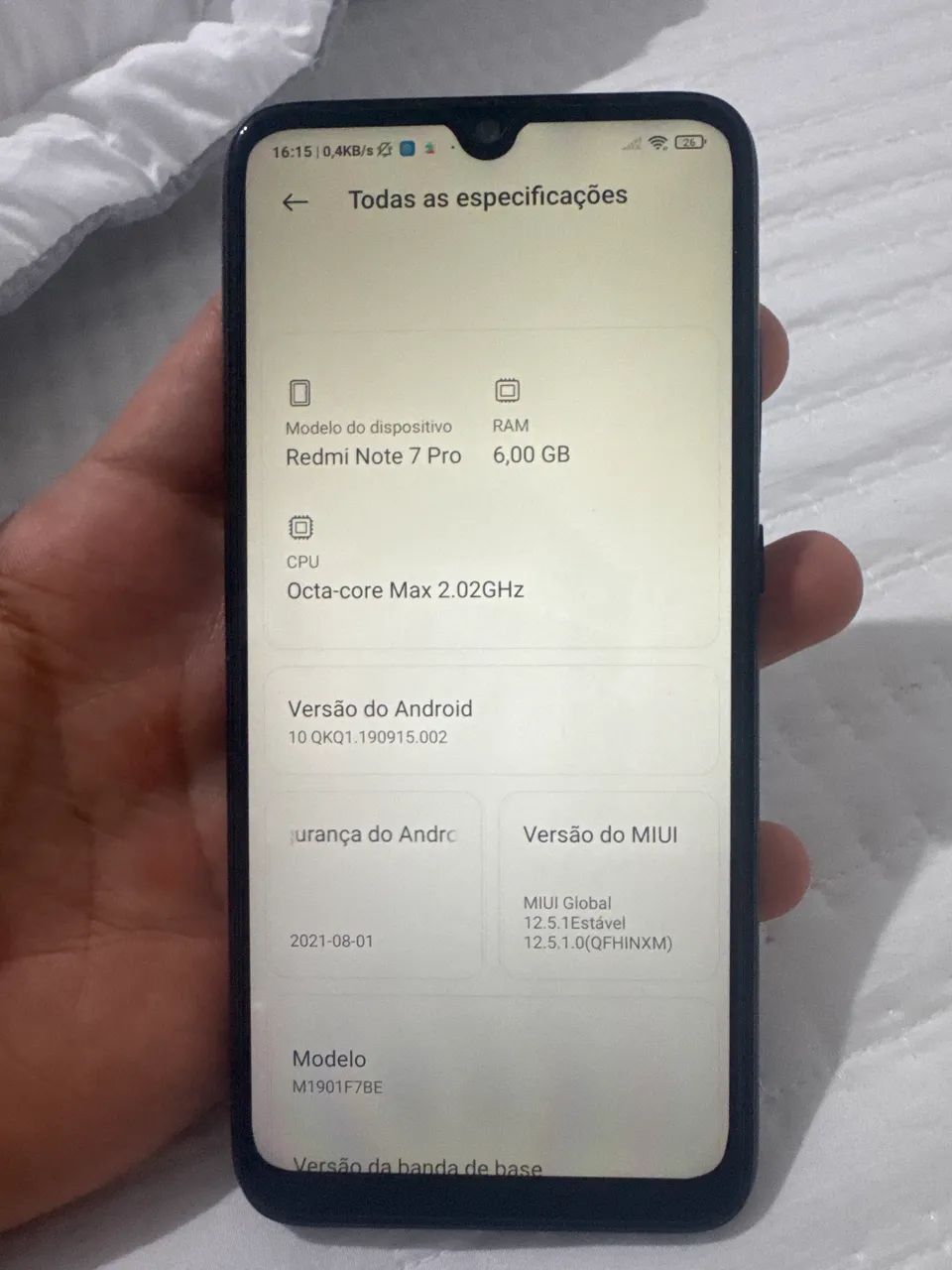 Redmi note 7 pro 6gb de ram e 128gb de memoria interna - Foto 4