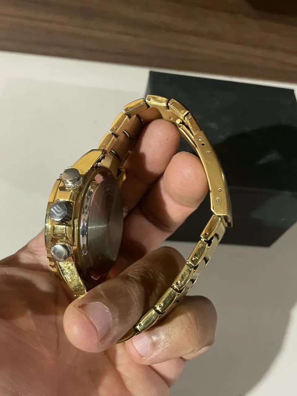 Relógio dourado Cássio edifice  - Foto 3
