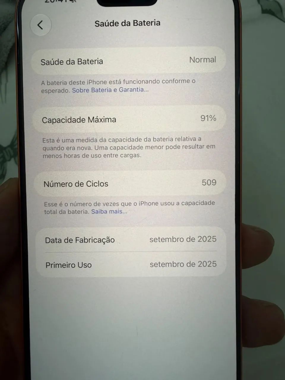iphone 17 pro max 1TB laranja R$ 6.900  - Foto 4