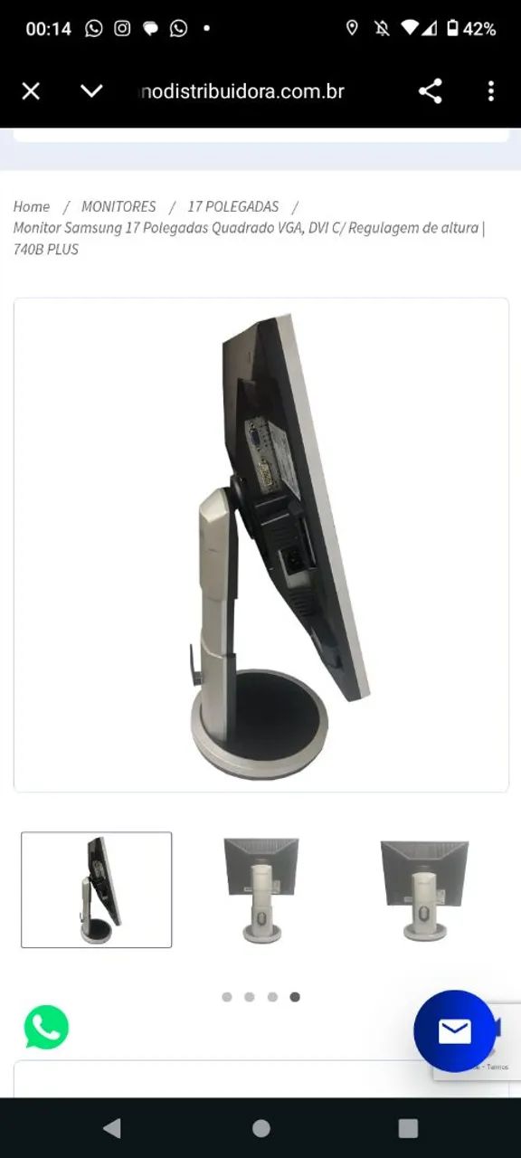 MONITOR SAMSUNG 20 POLEGADAS  - Foto 3