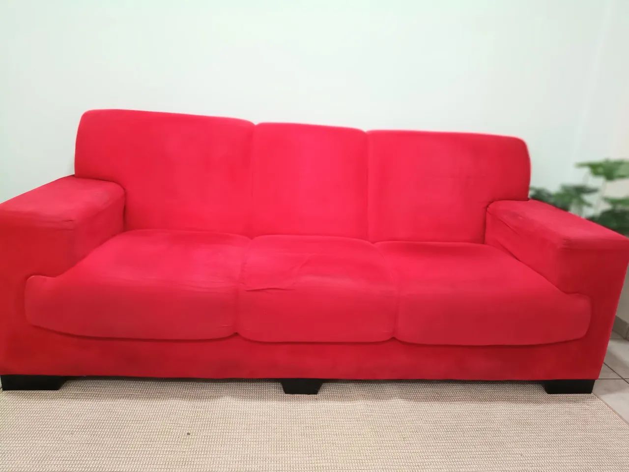 SOFA MODERNO VERMELHO 2 M - Foto 3