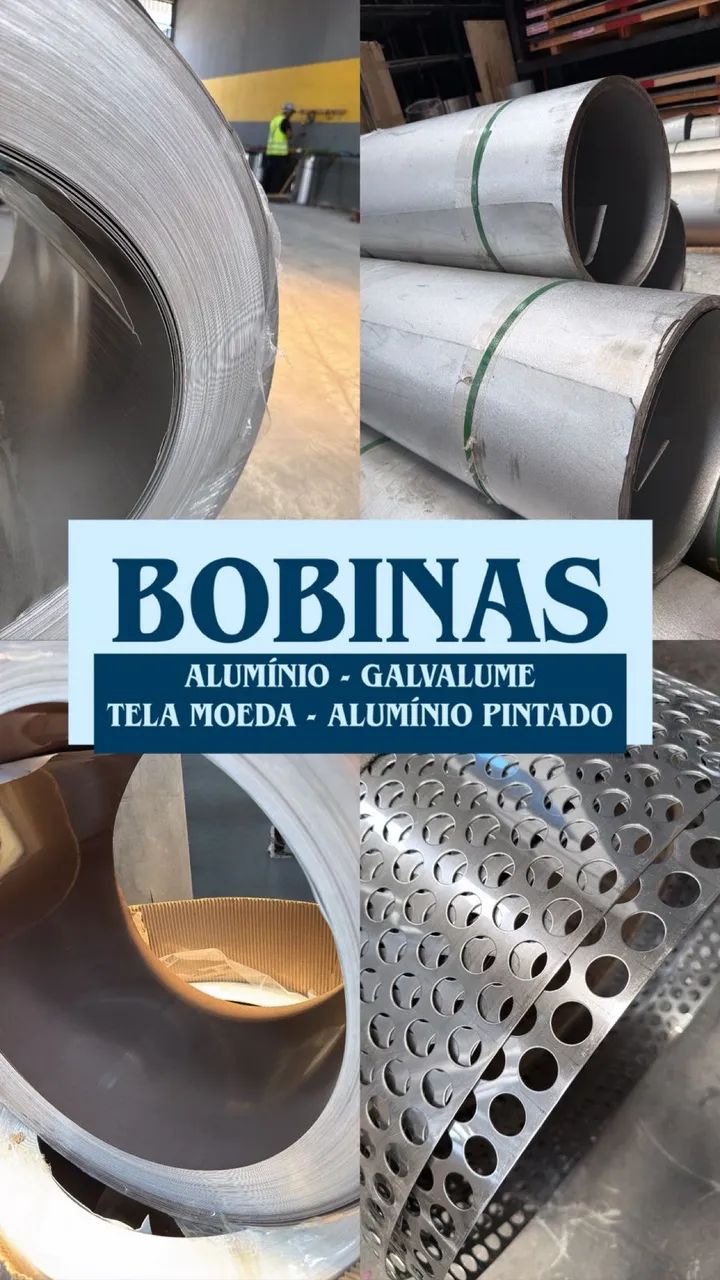 CHAPAS E BOBINAS / AÇO INOX E ALUMÍNIO 