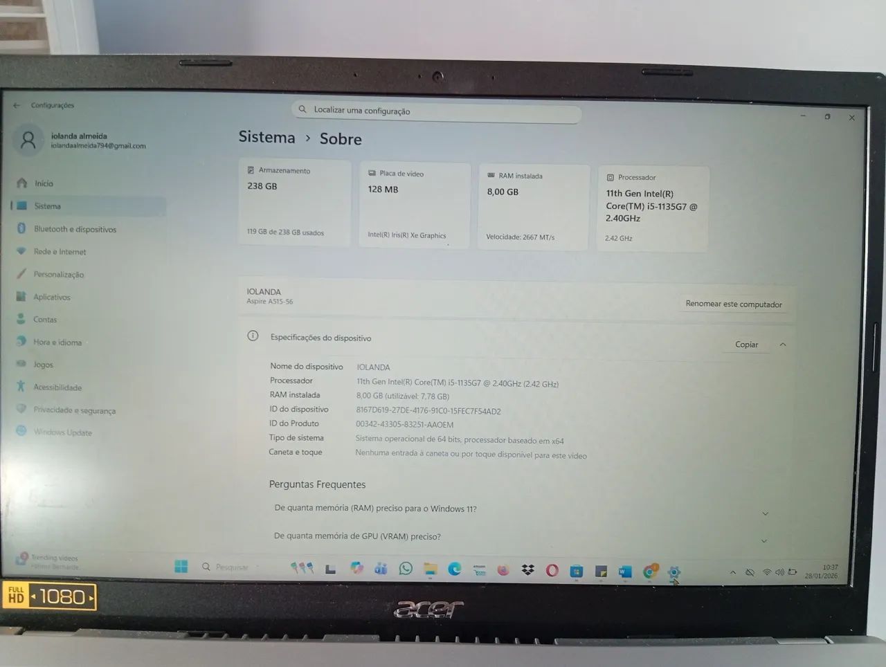 Venda notebook  - Foto 3