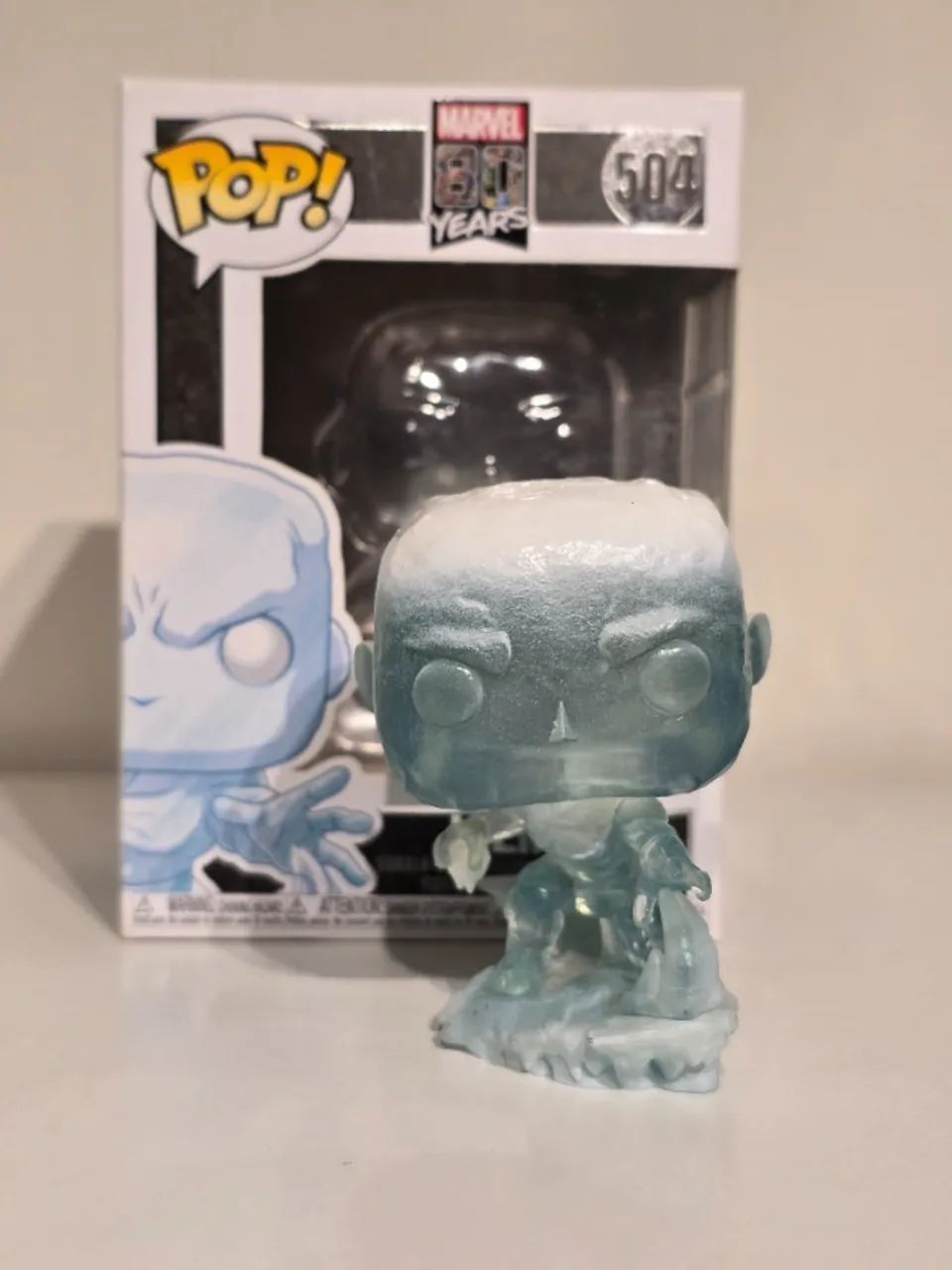 Funko, Marvel 80 Years, Iceman, Homem de Gelo, X-Men, #504