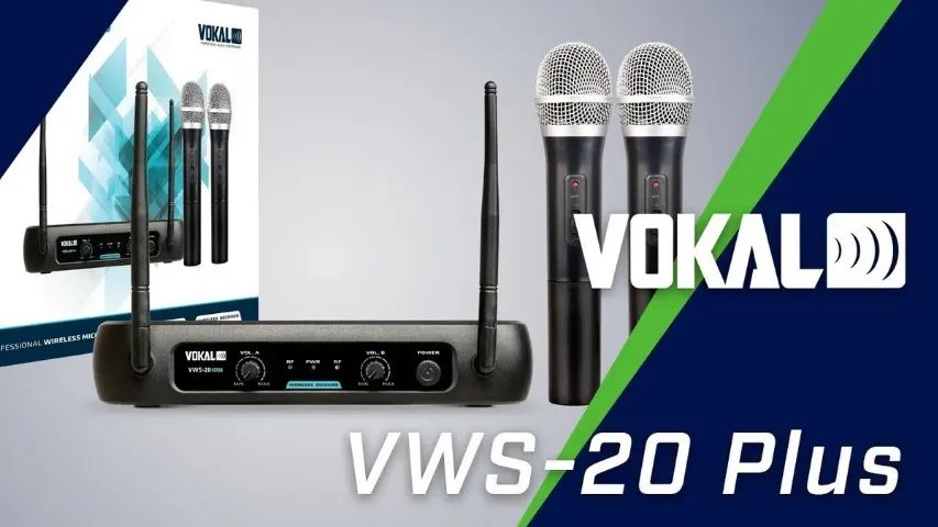 Microfone Vokal Sem Fio VWS 20 Plus - Foto 4