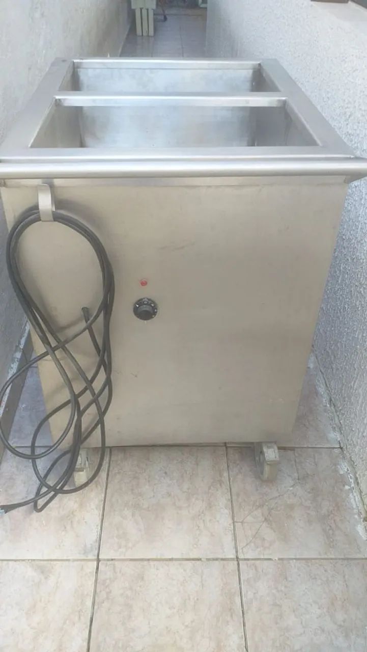 rechaud grande industrial em inox