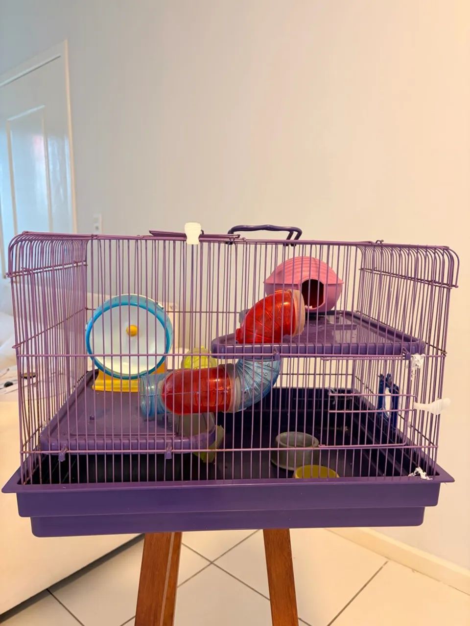 Gaiola para Hamster completa! 