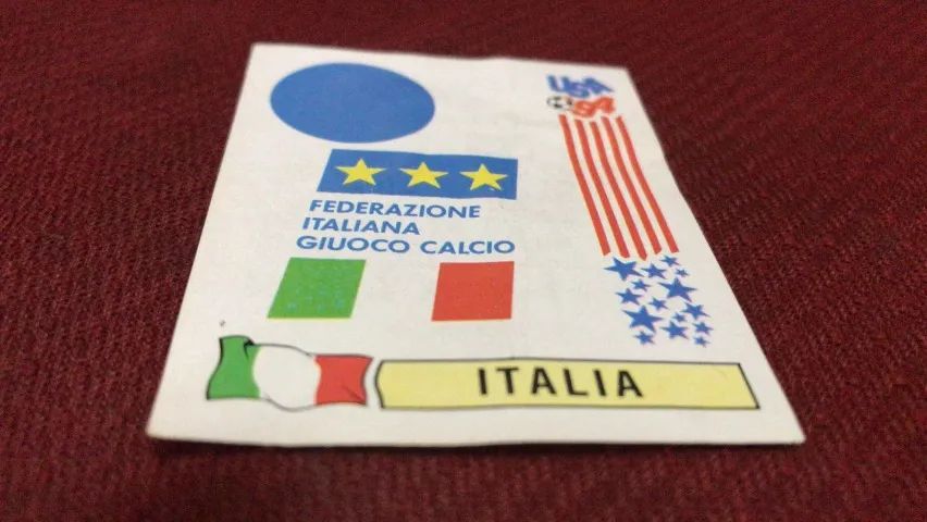 Figurinha Copa 1994 Escudo da Itália Original Panini