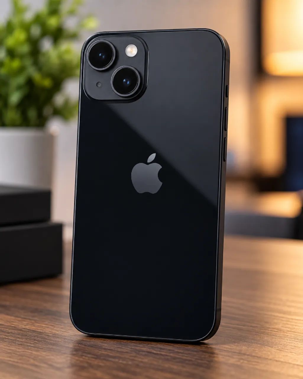 celular iPhone 14 128GB Preto + 5 Capas 