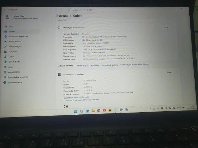 Notebook Dell Latitude 7420 | Intel Core i7 11ª Ger. | 16GB RAM | SSD 256GB - Foto 2