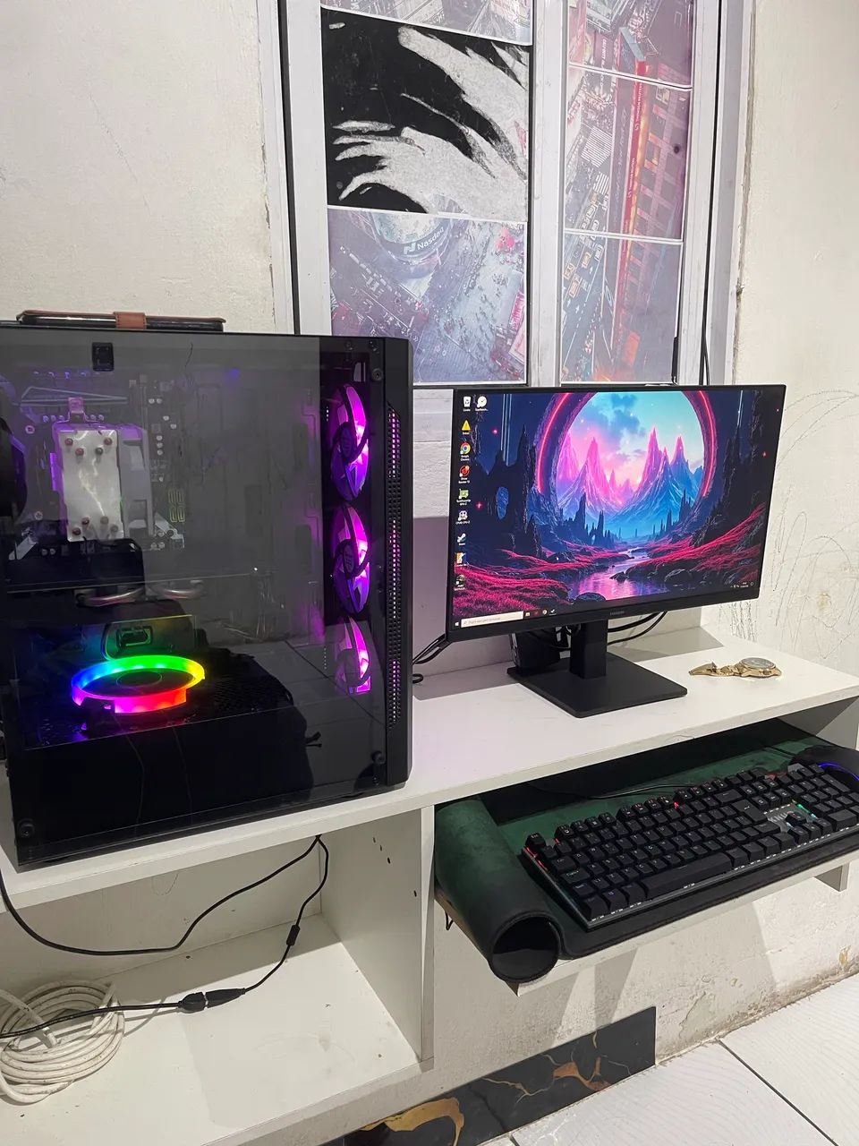 Pc Gamer Completo RX 580 + 16GB RAM + Xeon