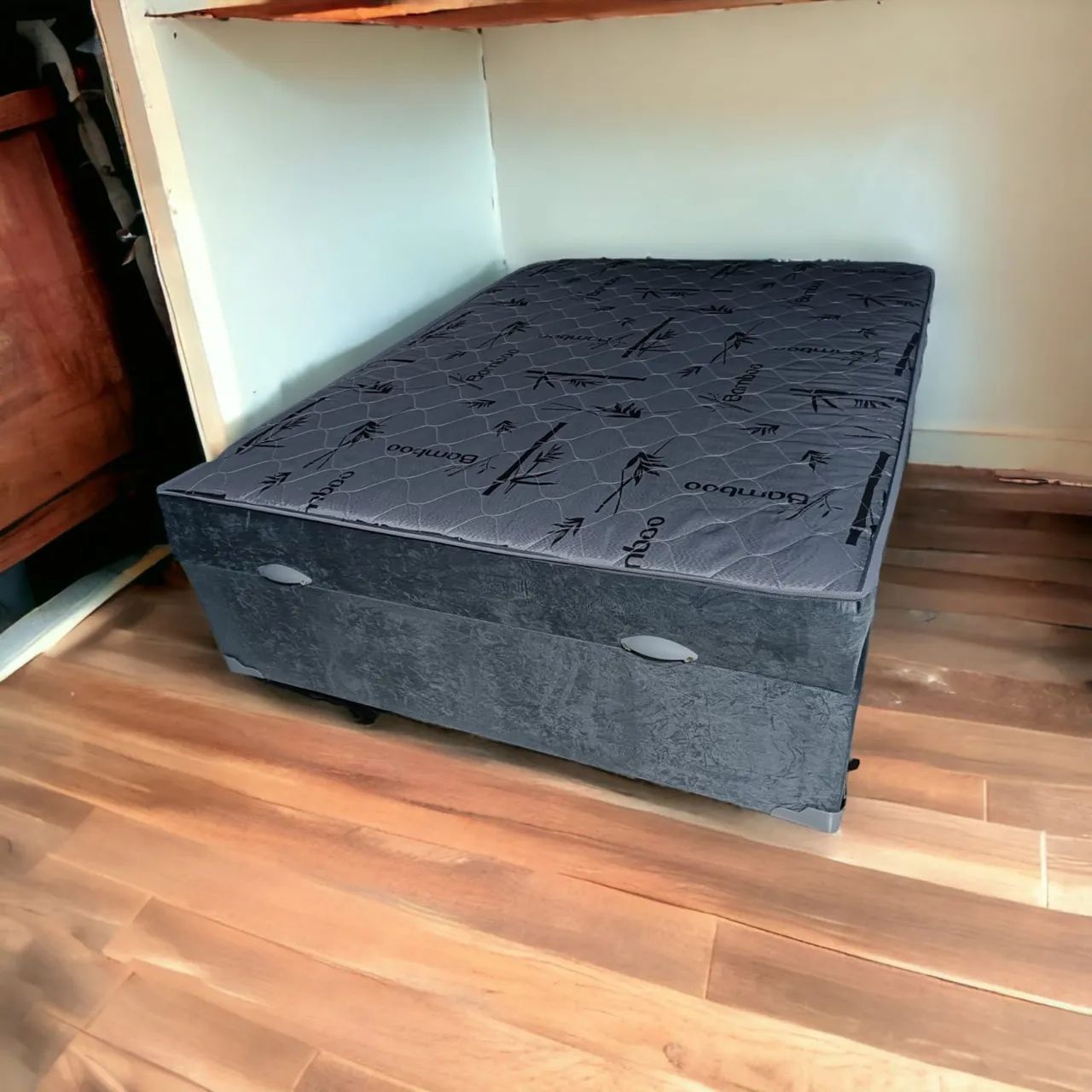 Cama box Baú casal Com colchão Acoplada d33 - Foto 5
