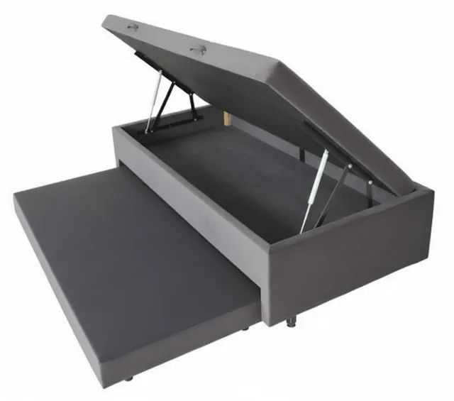 cama box bau com auxiliar solteiro bicama 