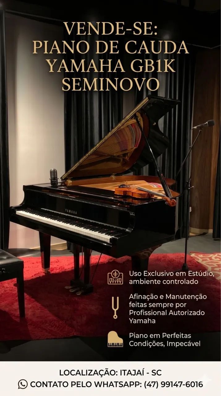 Vende-se Piano de Cauda  - Foto 5