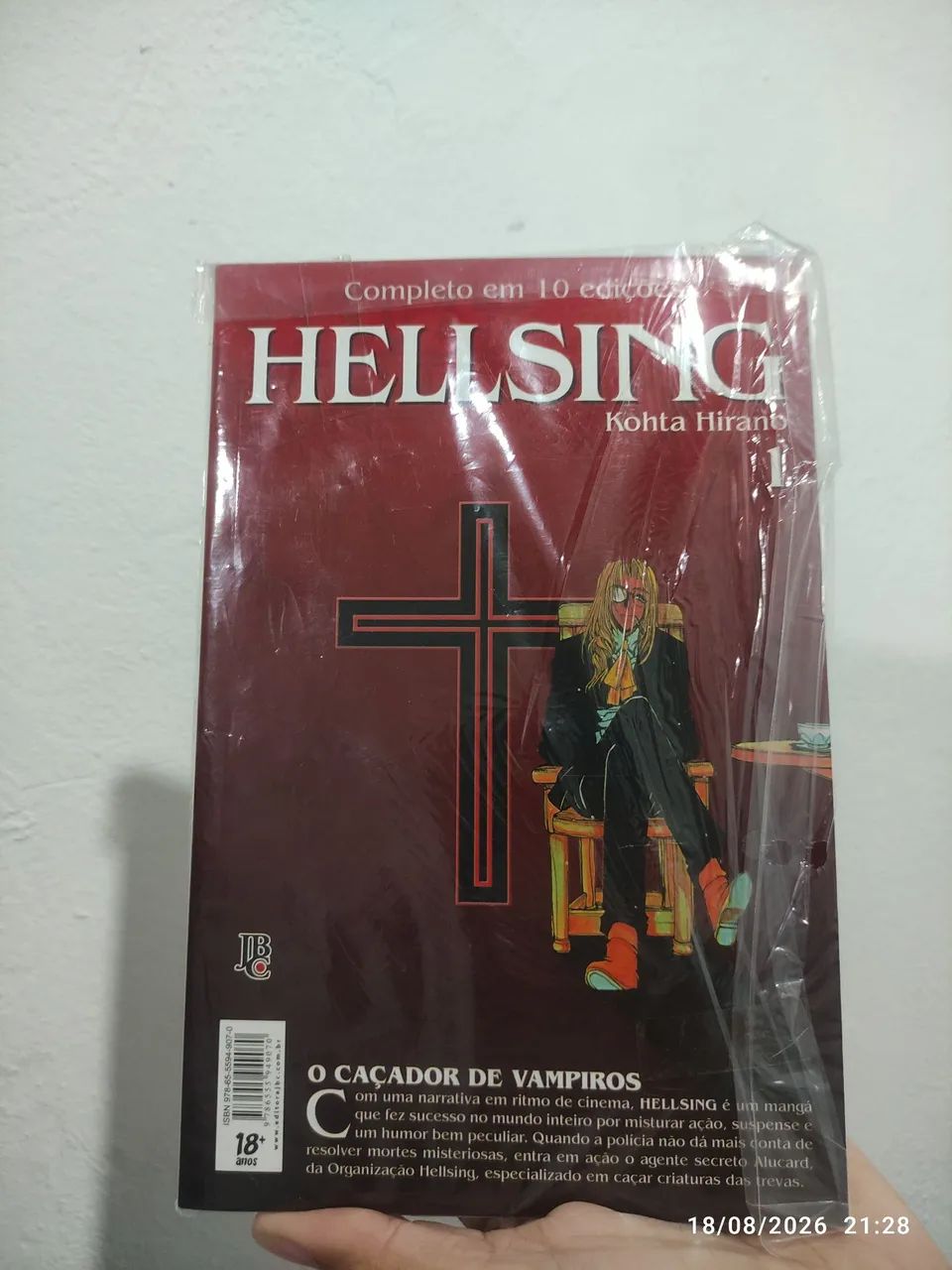 Hellsing volume 1 versão nova de 2025 - Foto 2