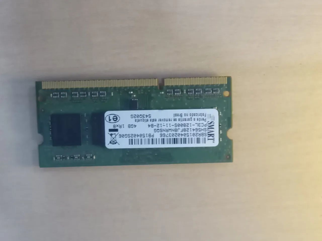 Memória ram de notebook Dell DDR3 4 gb