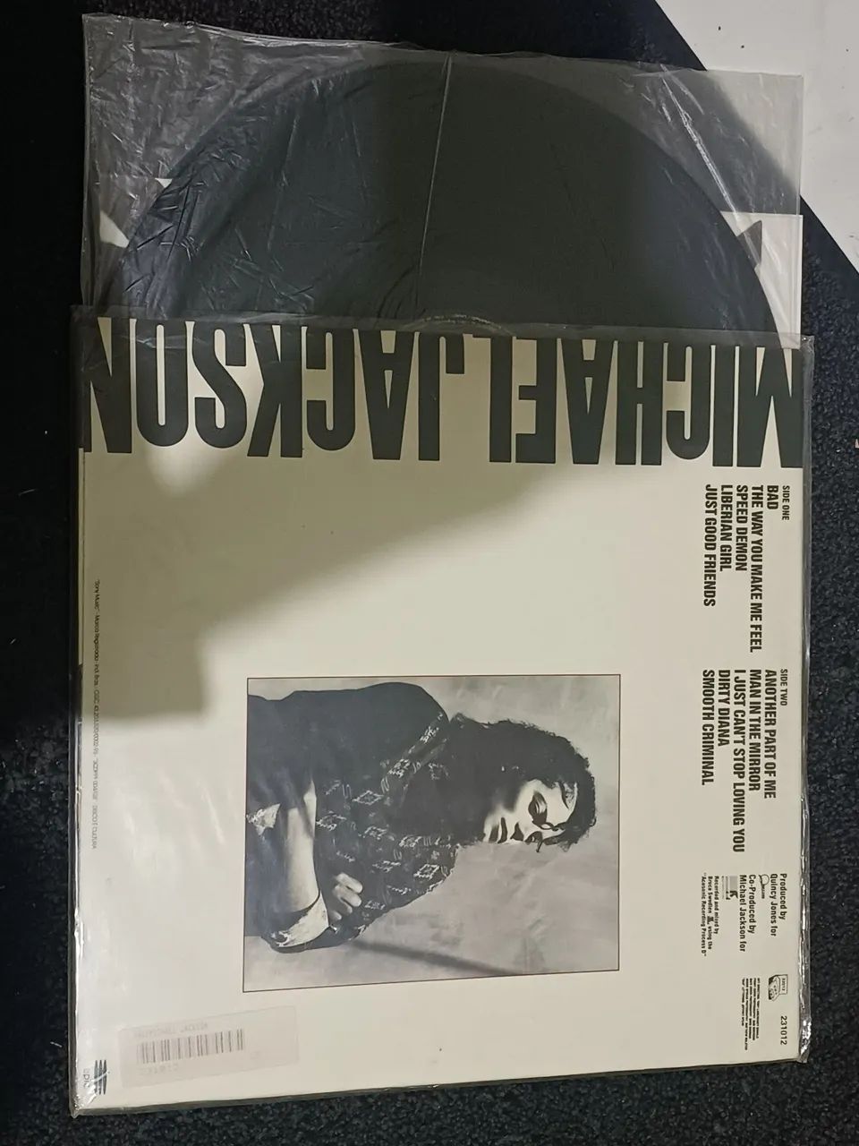 LP Vinil Michael Jackson Bad 1987 Prensagem Brasileira Epic - Foto 3