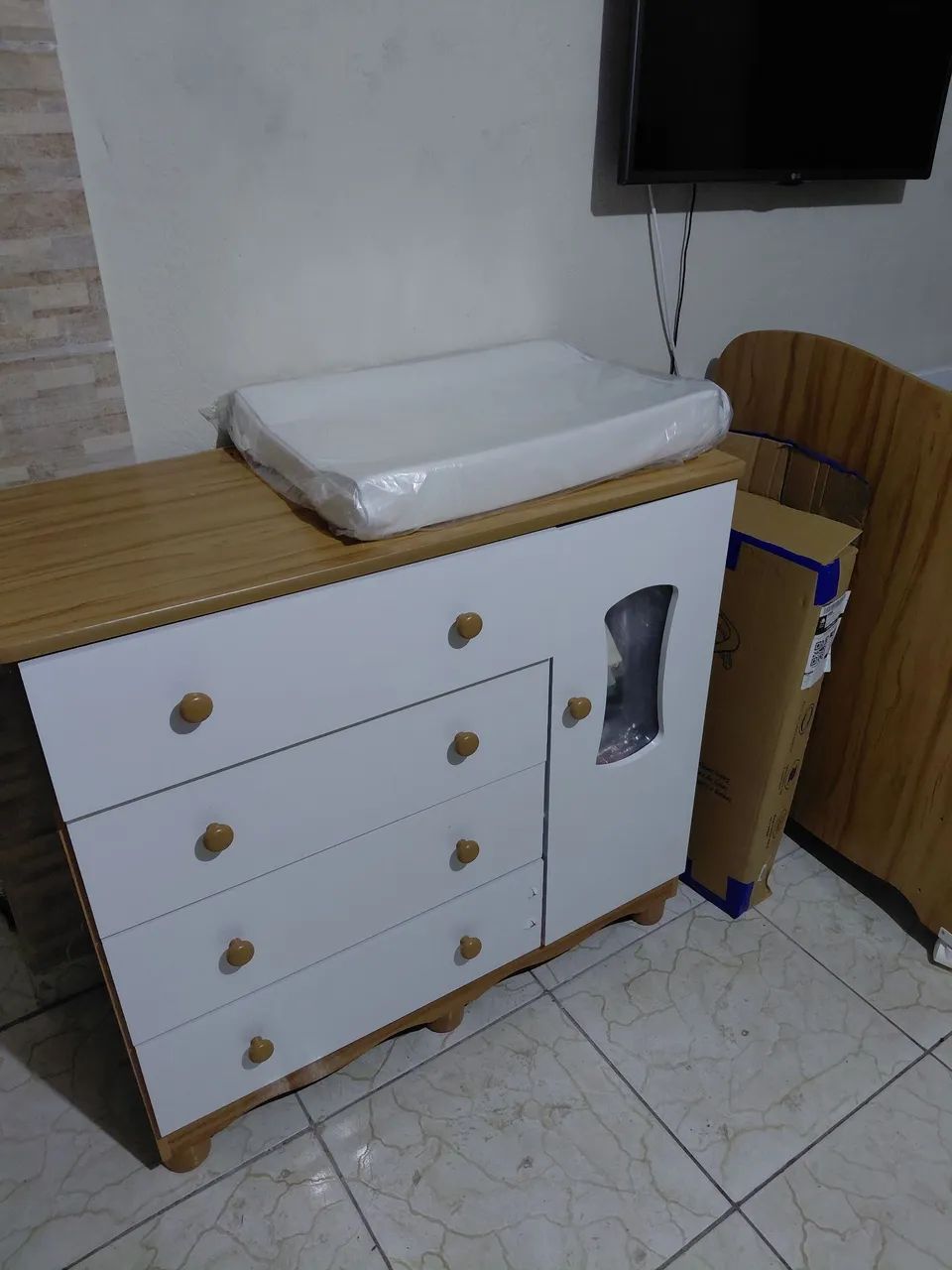 Cômoda + Berço e Colchão  - Foto 2