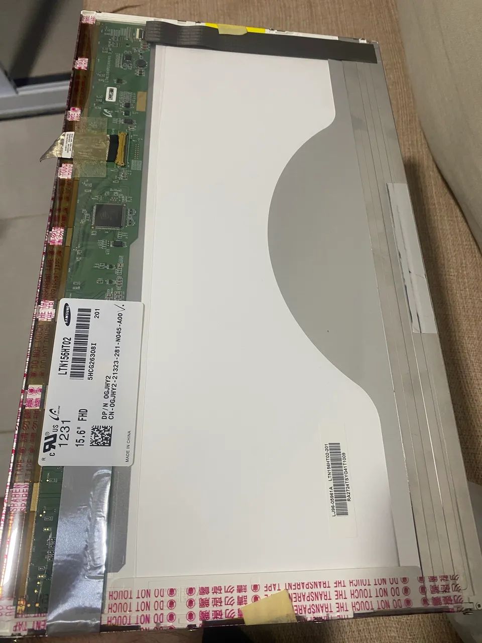 Tela 15.6  Led Ltn156ht02 Full Hd Para Notebook