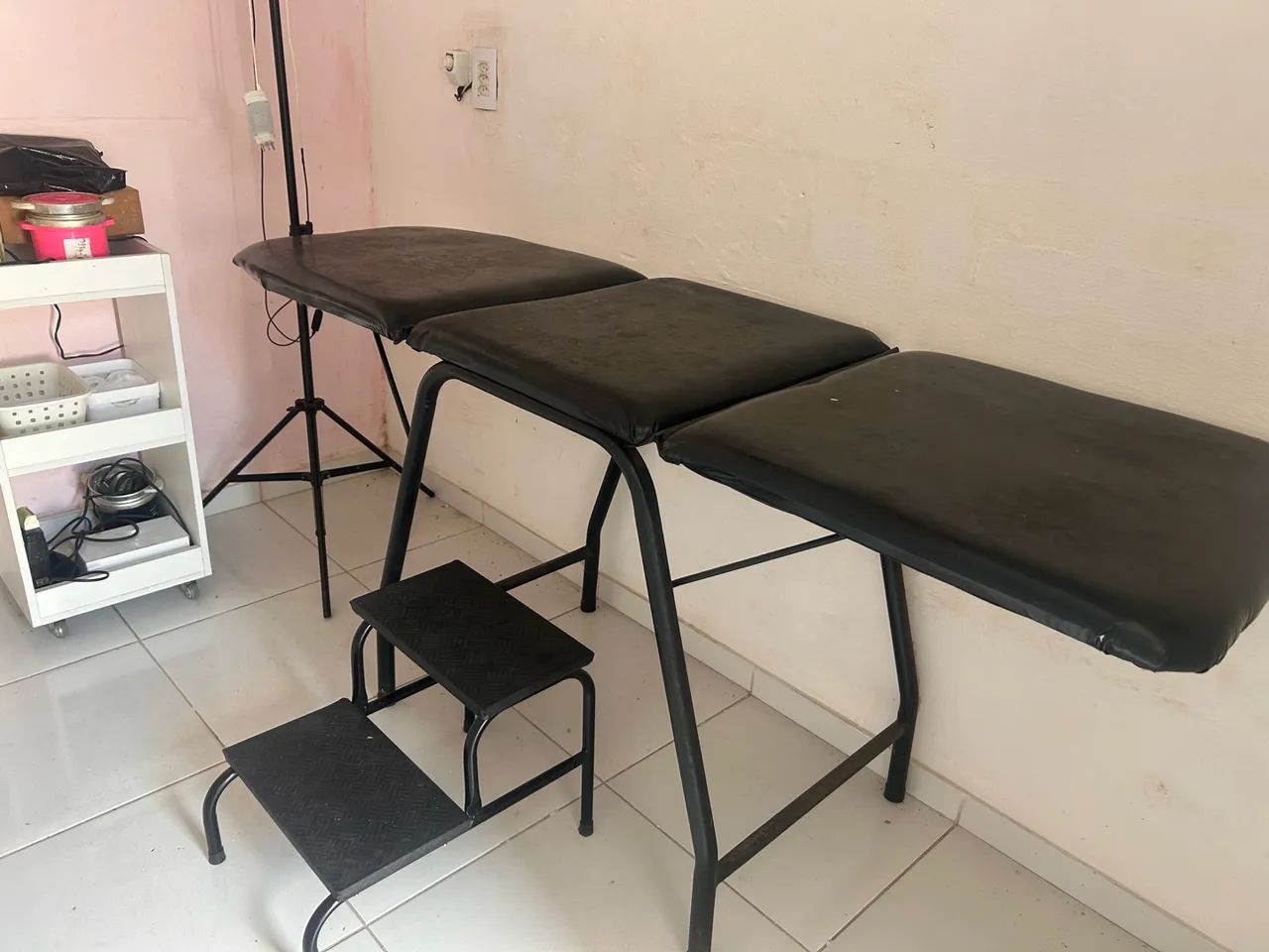 Maca e escadinha de estética 