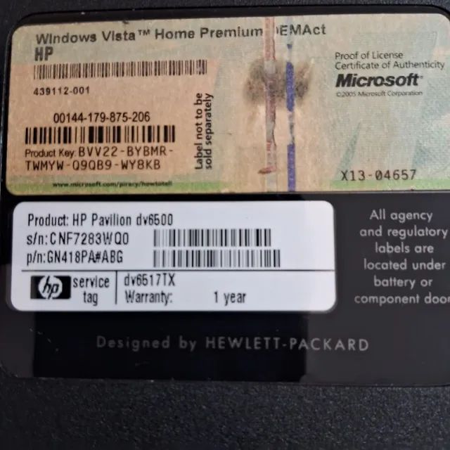 Notebook HP PAVILION 6500 - Foto 2