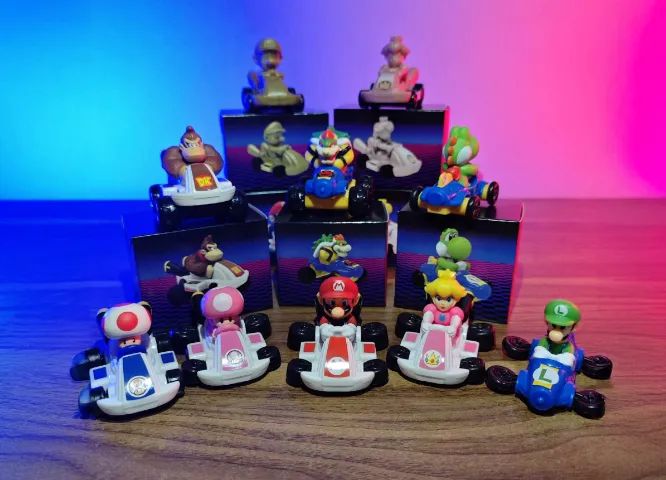 Coleção Completa Mario Kart Deluxe Mc Donalds 2024 (NOVO) - Foto 2