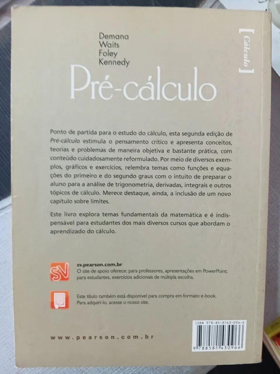 Livro Pre Cálculo  - Foto 2