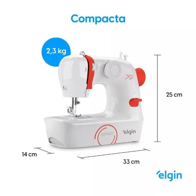 Máquina De Costura Elgin Bl1009 Pop 9 Pontos Bivolt - Foto 4