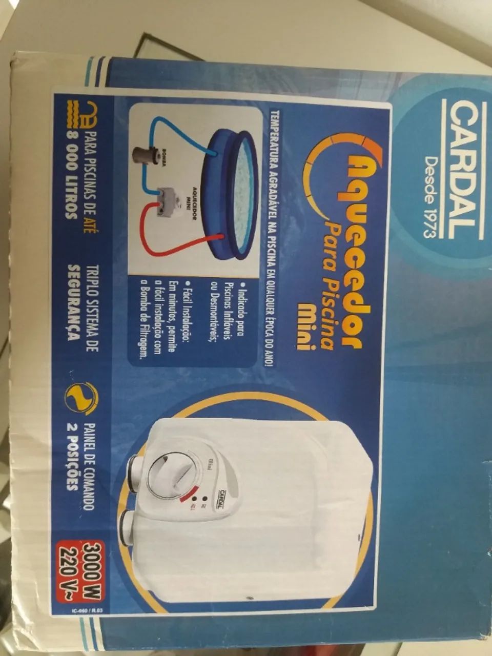 Aquecedor de Piscina Cardal 220V