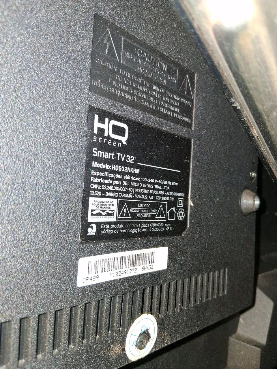 Tv pra retirada de peças 