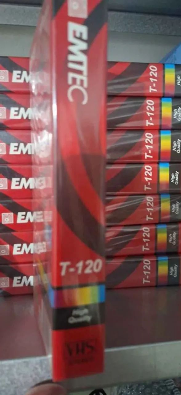 Fitas Vhs Nova Lacrada Emtec - Foto 3
