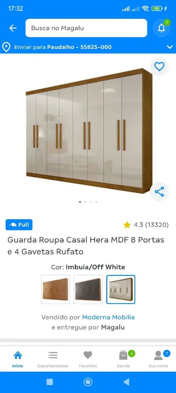 Guarda roupa Casal na Caixa - Foto 2