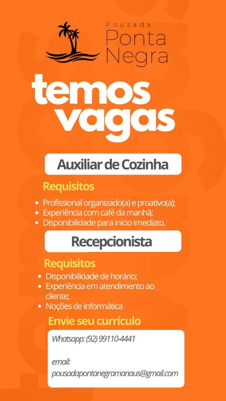 Anúncio de vagas