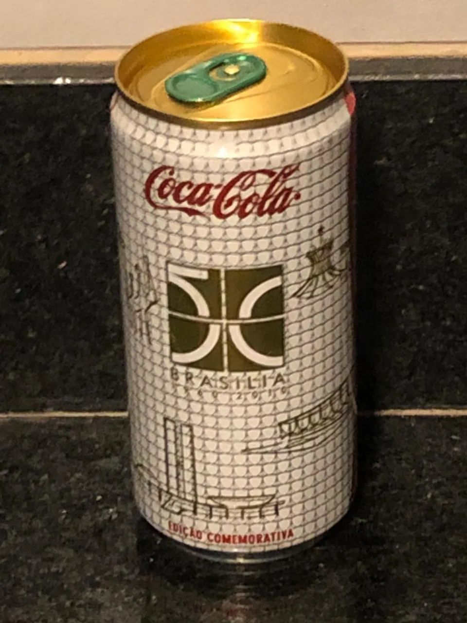 Latinha da Coca-cola Edição comemorativa dos 50 anos de Brasília