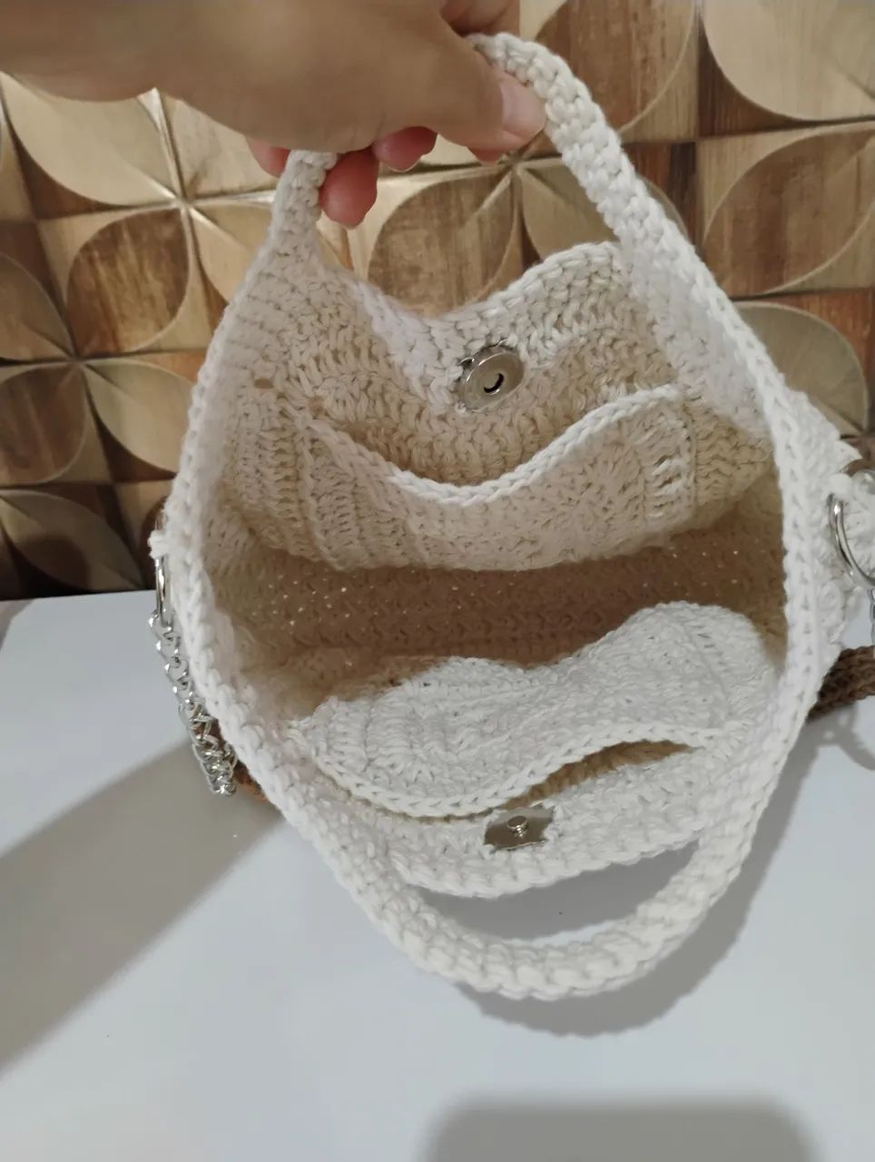 Bolsa em crochê  - Foto 2