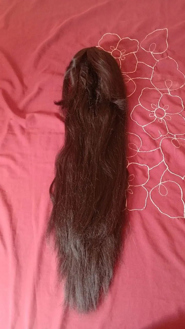 Peruca longa preta - Foto 3