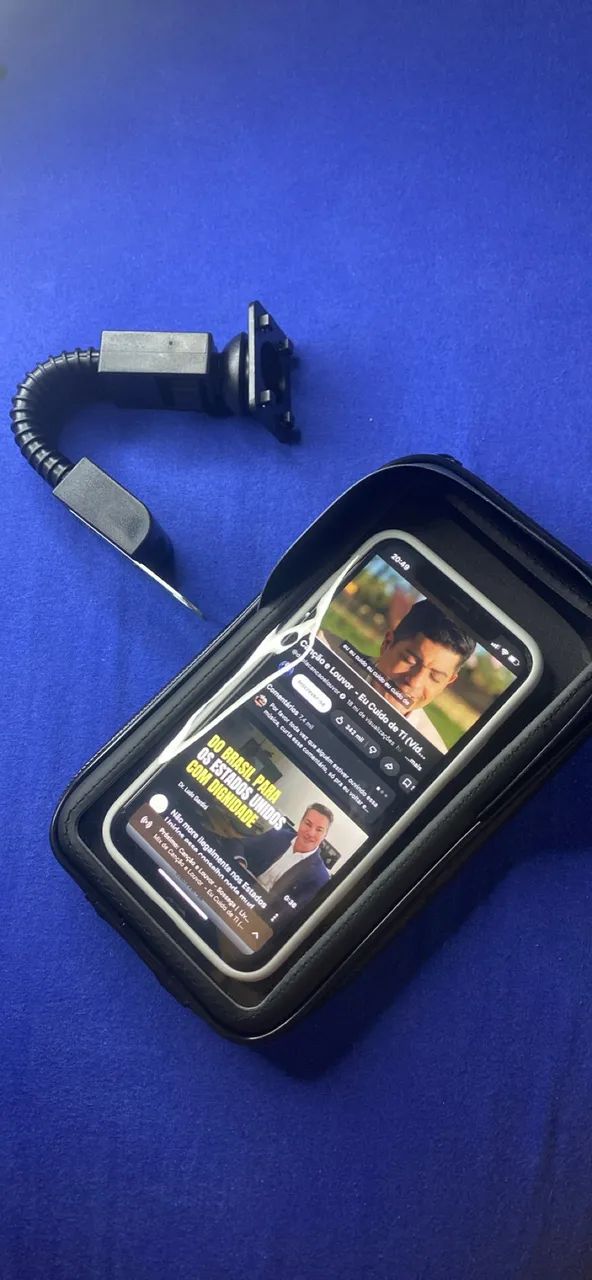 Bolsa a prova d?água para celular de motoboy e ciclista  - Foto 3
