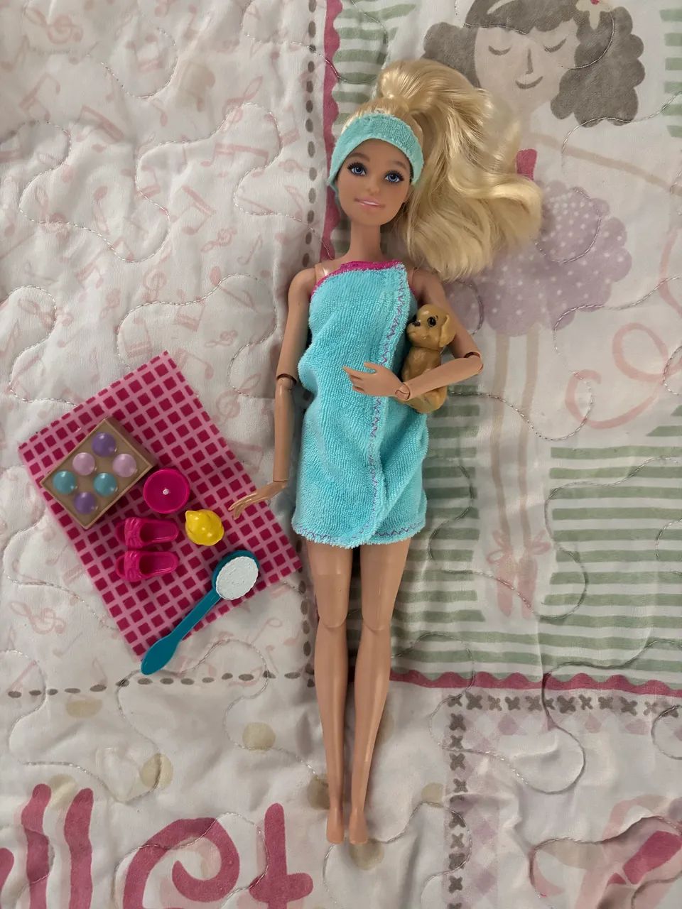 boneca barbie dia de spa [nova]