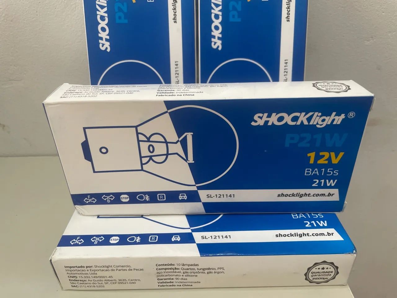 Lâmpada 1 polo universal 12v 21w BA15s - Foto 2