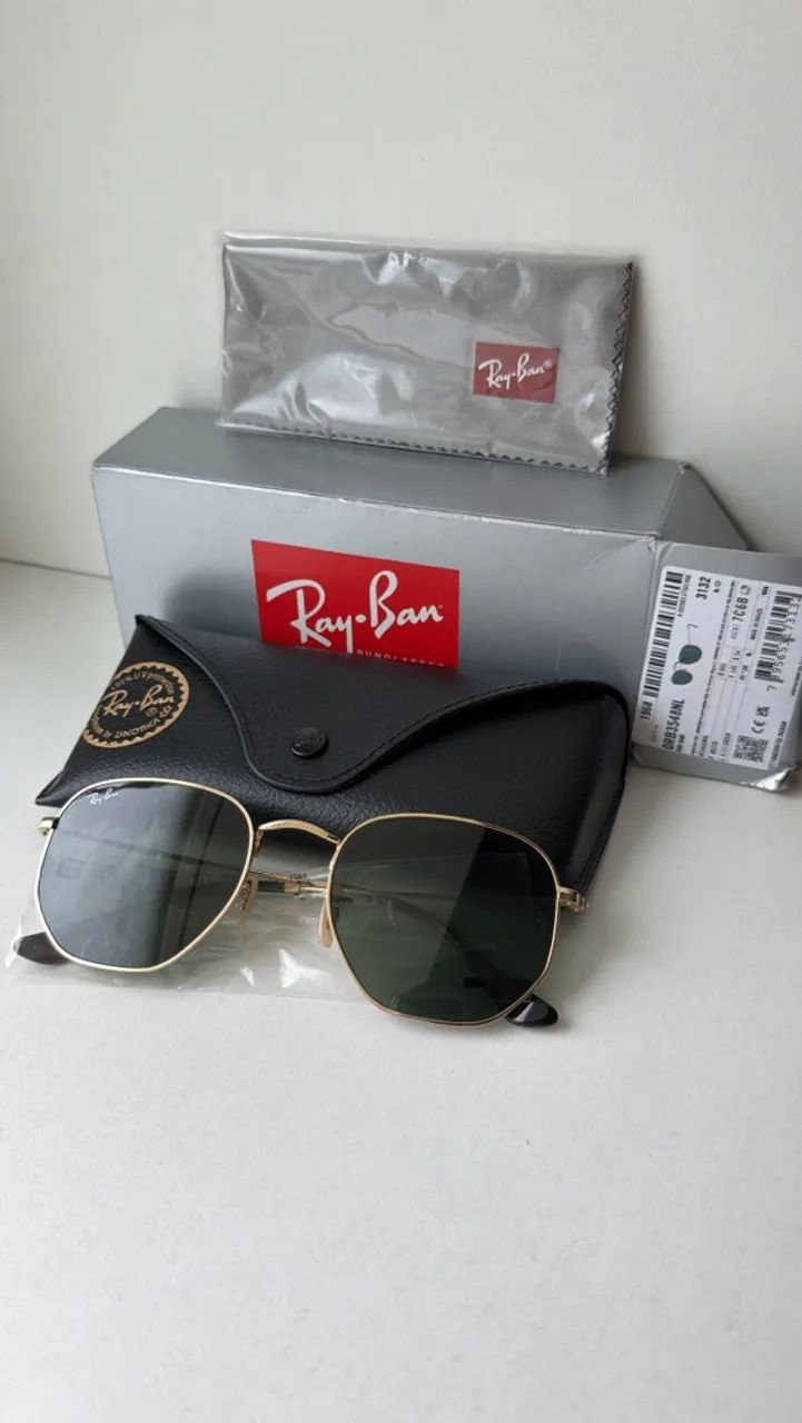 Rayban Hexagonal original (Sem uso) - Foto 2