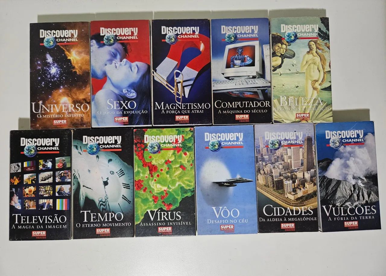 Coleção VHS Discovery Channel 