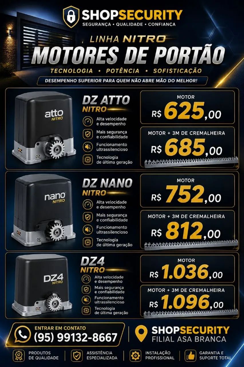 MOTOR PRA PORTAO