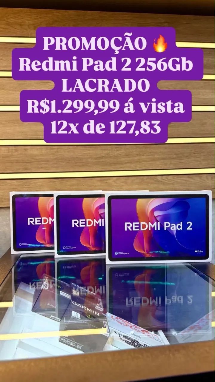 REDMI PAD 2 256GB NOVO!!